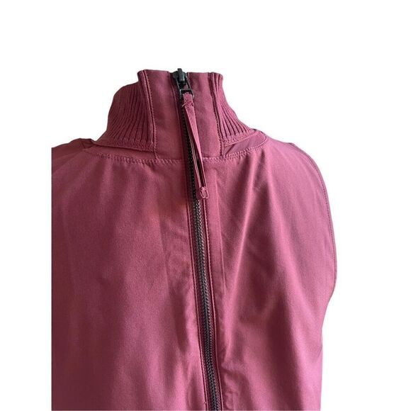 Athleta Women’s Initiative Zipper Mock Neck Sleeveless Sun Dress Maroon XS - Picture 9 of 13